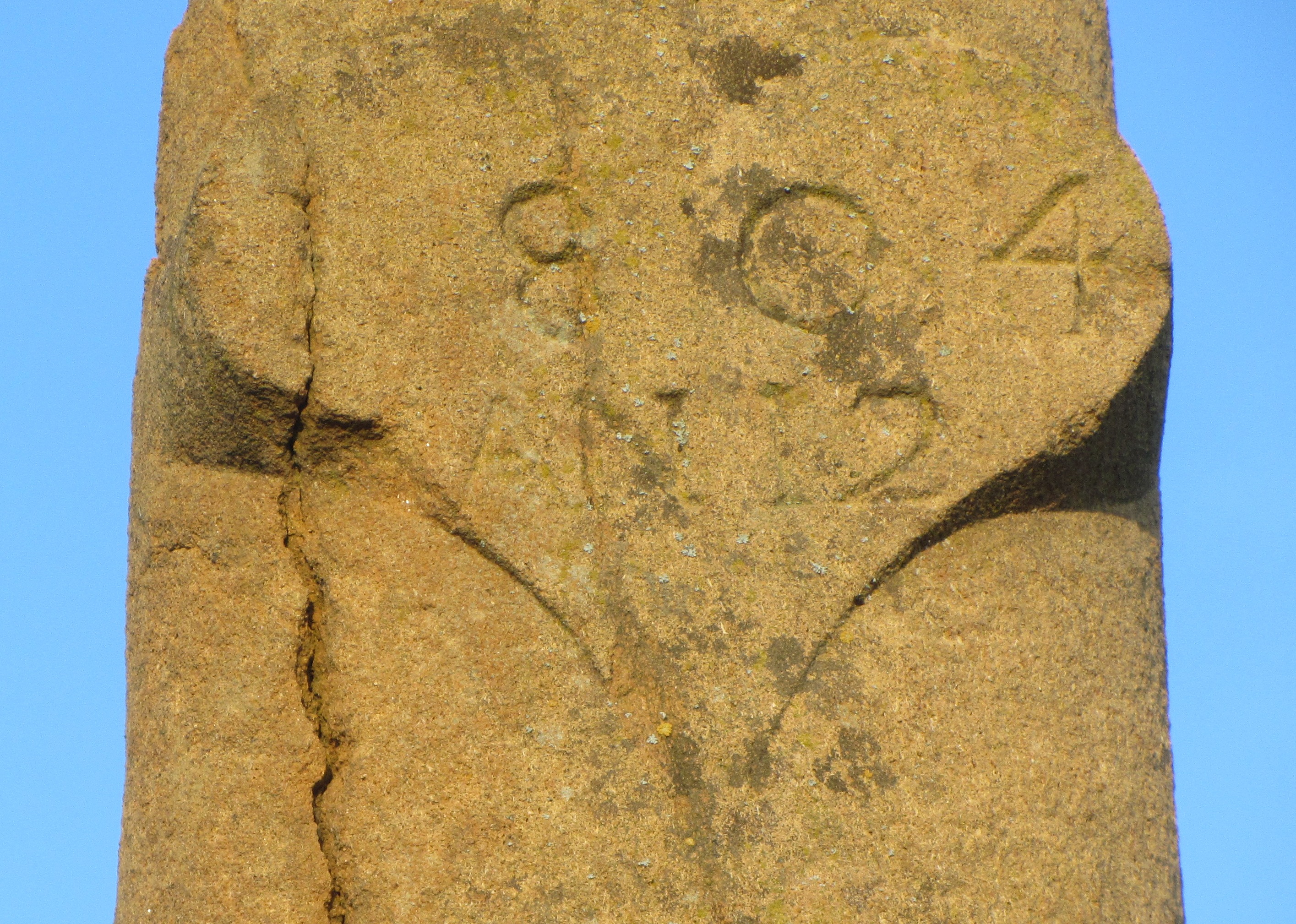 croix datée de 1804 au Bois-d'Oingt